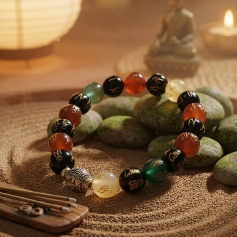 Buddha Healing Rainbow Bracelet – Premium & Energised